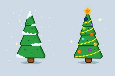 Christmas trees. Stock Illustration