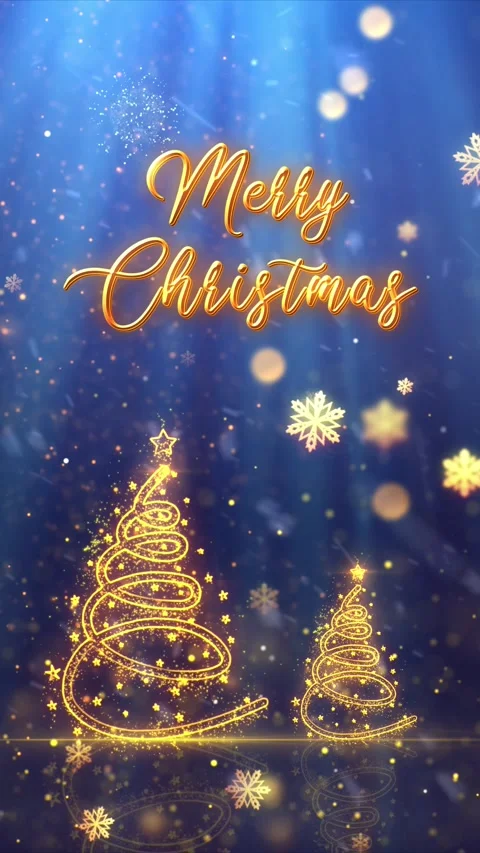 Christmas Trees Merry Christmas Background 12 Stock Footage 283973982