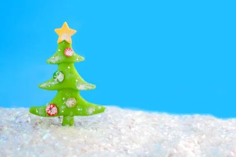 Christmas trees Stock Photos
