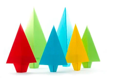 Christmas trees Stock Photos