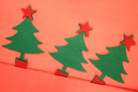 Christmas trees Stock Photos