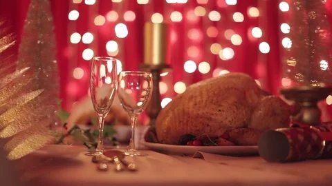 Christmas Turkey Stock Footage 76068299