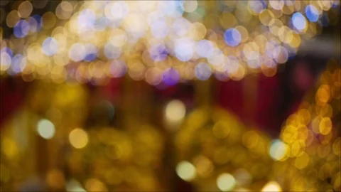 Christmas twinkling blur background Stock Footage 83089516