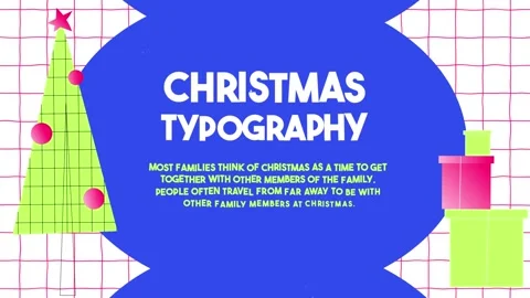Christmas Typography for After Effects Catálogo de After Effects