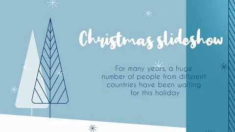 Christmas Typography Scenes for After Effects Stock After Effects