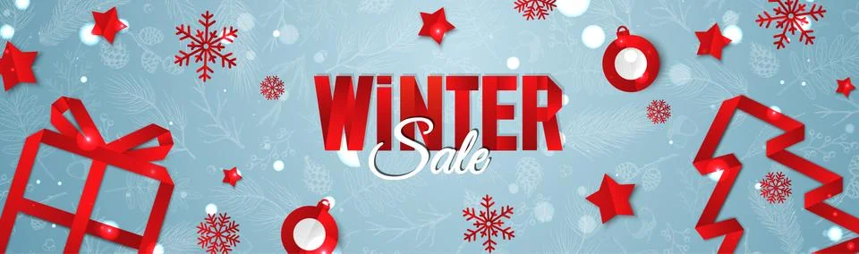 Christmas vector background. Creative design greeting card, banner, poster. Top Stock Illustration