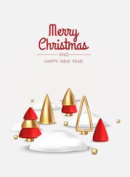 Christmas vector background. Creative design greeting card, banner, poster. Top Stock Illustration