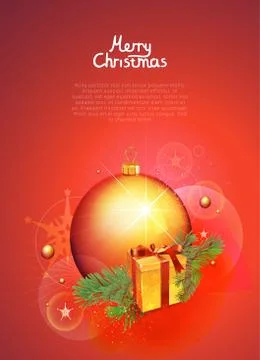 Christmas vector background Stock Illustration