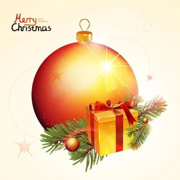 Christmas vector background Stock Illustration