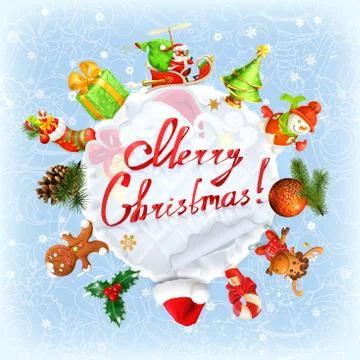 Christmas, vector background Stock Illustration