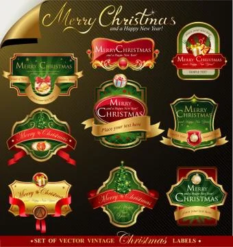 Christmas vector frames Stock Illustration