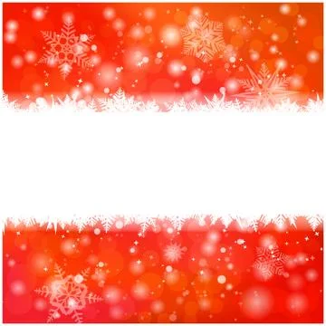 Christmas vector snowflake background for card. Snowfall illustration wallpap Stock Illustration