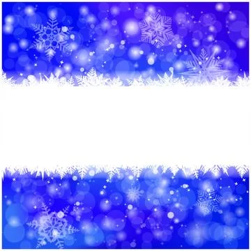Christmas vector snowflake background for card. Snowfall illustration wallpap Stock Illustration