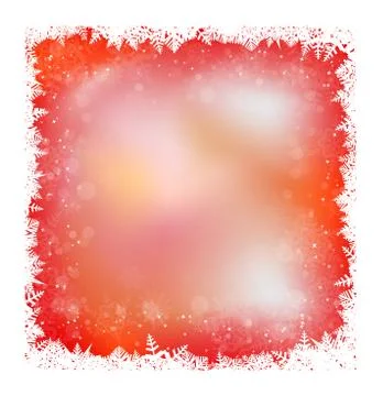 Christmas vector snowflake background for card. Snowfall illustration wallpap Stock Illustration