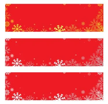 Christmas Vector Web Header Banner Stock Illustration