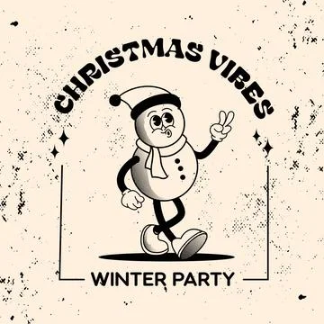 Christmas vibes Stock Illustration
