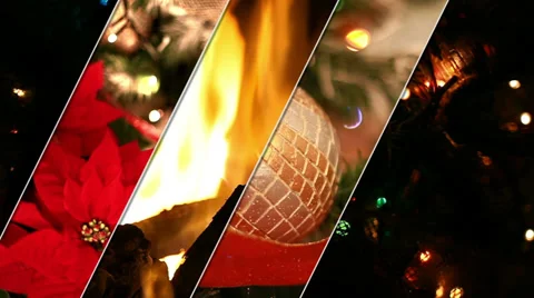 Christmas video composition Stock Footage 31916370