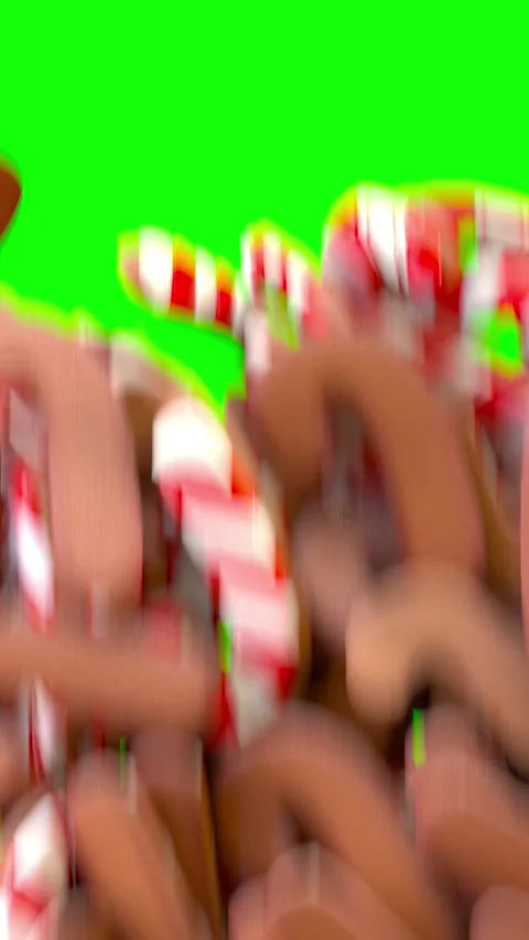 Christmas video transition with candy cane	 Video stock 320638746