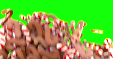 Christmas video transition with candy cane 	 Stock Footage 320638894