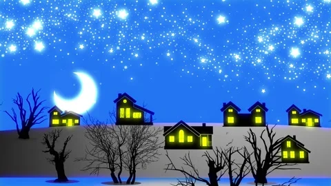 Christmas village Stock Footage 217366166