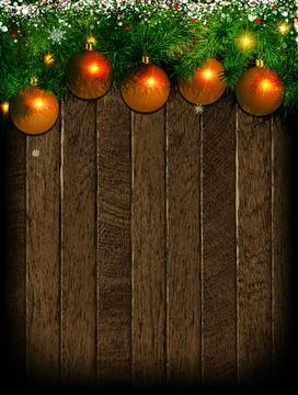 Christmas vintage background Stock Illustration