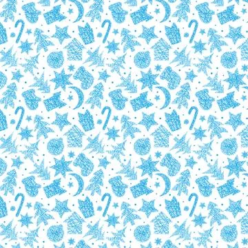 Christmas Vintage pattern Stock Illustration