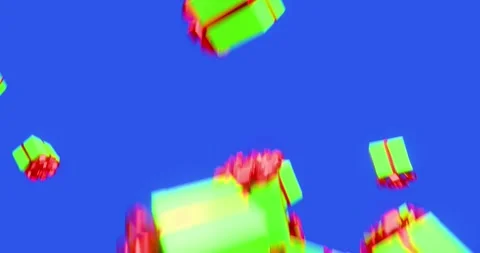 Christmas wallpaper with gift boxes	 Stock Footage 320363772