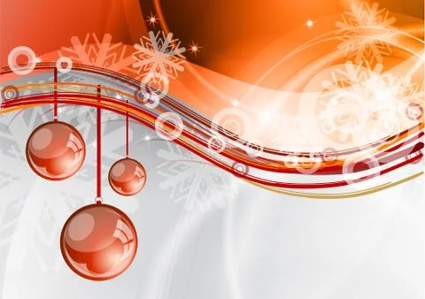 Christmas wave Illustrazione stock