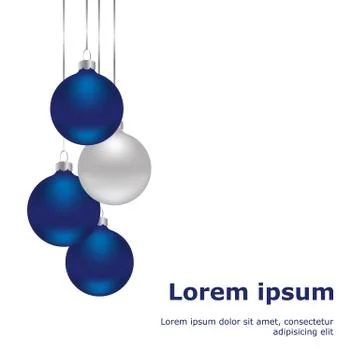 Christmas white background Stock Illustration