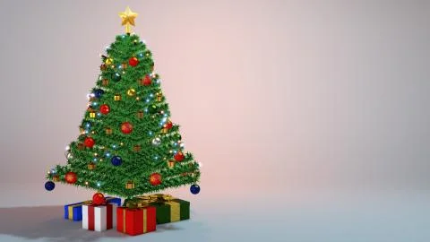 Christmas white background Foto stock