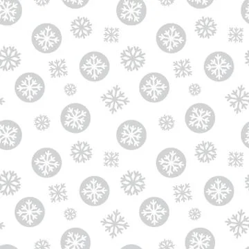 Christmas White Holiday seamless pattern background Stockillustratie