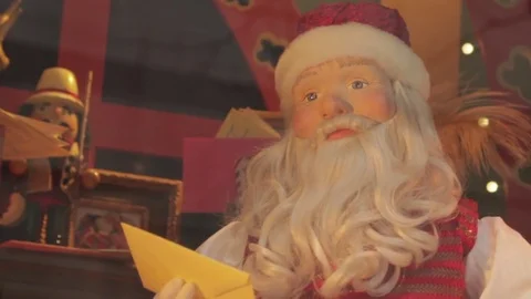 Christmas Window Display 3 Stock Footage 79021326