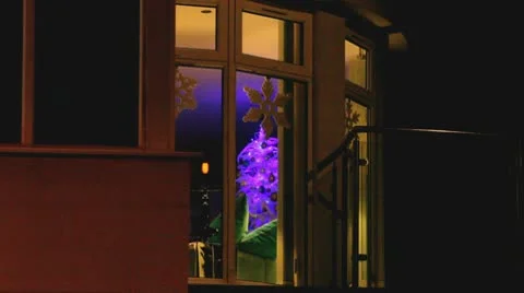 Christmas window display 3583 Stock Footage 10583924