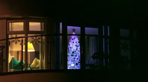 Christmas window display 3584 Stock Footage 10583947