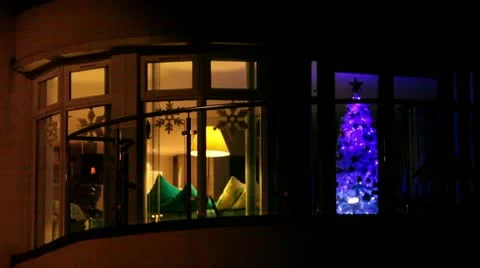 Christmas window display 3585 Stock Footage 10583821