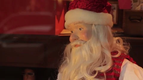 Christmas Window Display 6 Stock Footage 79021384
