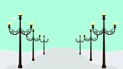 Christmas winter background animation Video stock 97911347