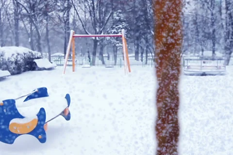 Christmas winter backgrounds landscape concept and idea shot Stock Footage 32255162