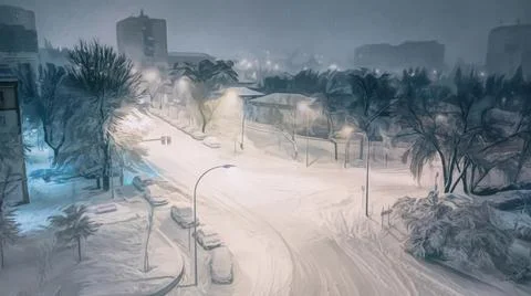 Christmas in winter with copy space. Stock Photos