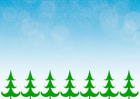 Christmas / Winter design layout template Stock Illustration