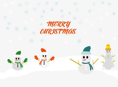 Christmas Winter Scene. Stock Illustration