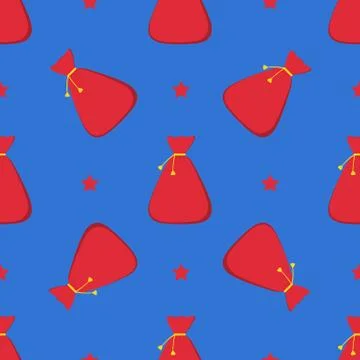 Christmas winter seamless pattern Stock Illustration