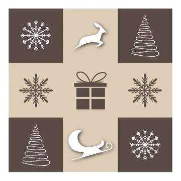 Christmas wish card Stock Illustration