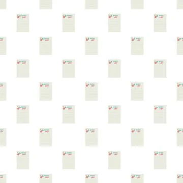 Christmas wish list pattern for holiday gift planning 스톡 일러스트
