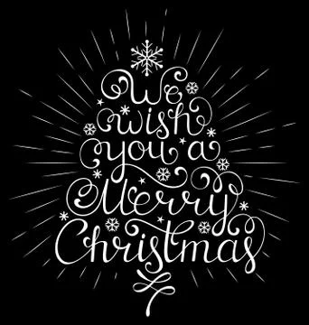 Christmas wish with rays Stock Illustration