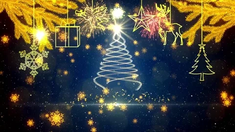 Christmas Wishes Streaks Stock After Effects