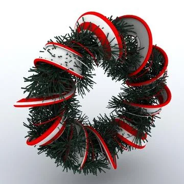 Christmas Wreath 3D Model