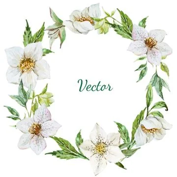 Christmas wreath Stock Illustration
