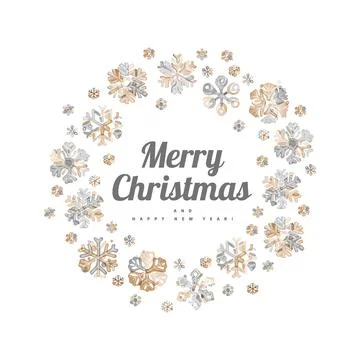 Christmas wreath Stock Illustration