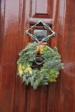 Christmas wreath Foto stock